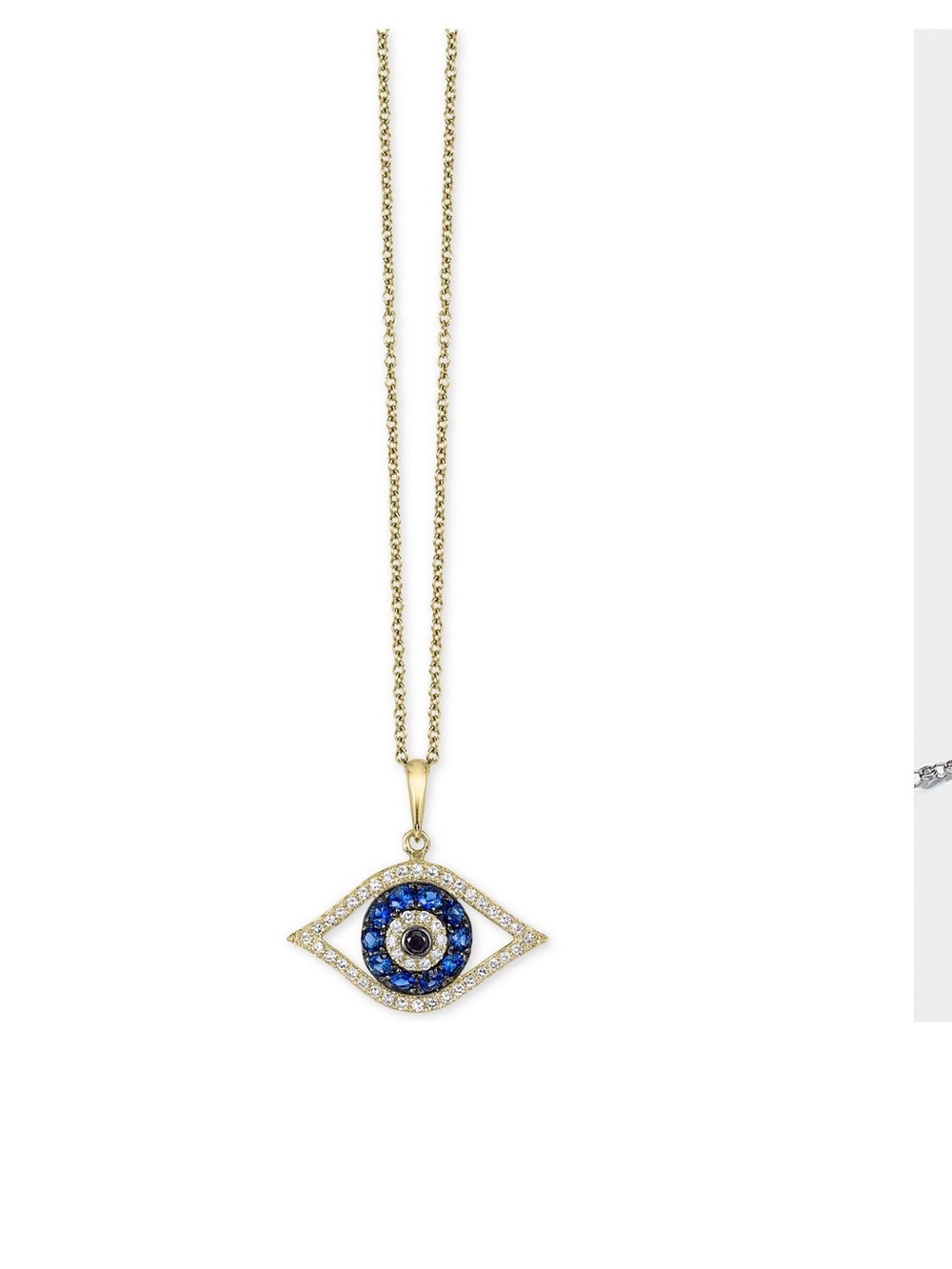 ✨ Authentic Effy Evil Eye Necklace
14K Yellow Gold - Picture 2 of 3